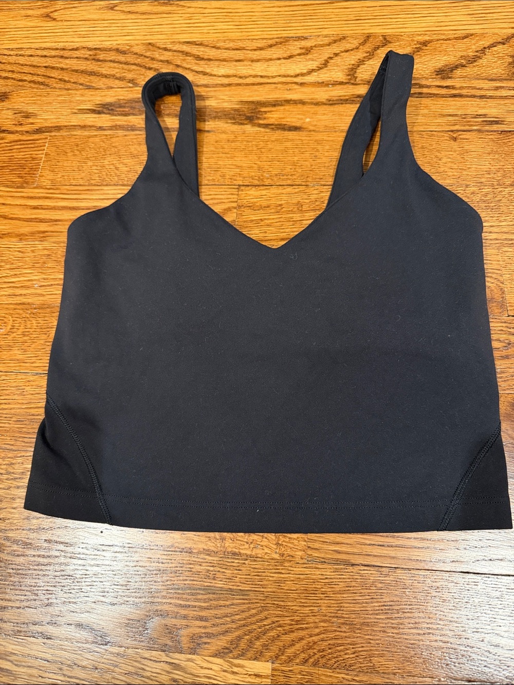 lululemon athletica Black V-Neck Stretch Sports Bralette